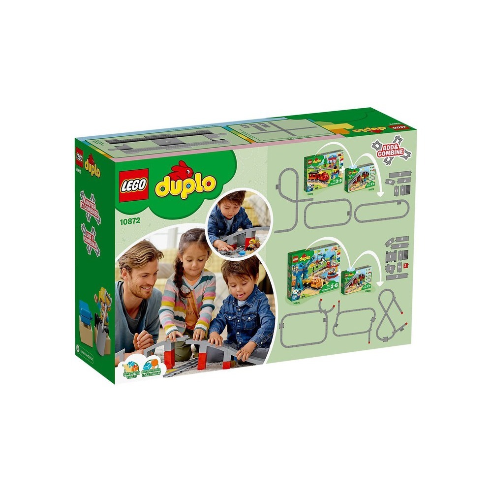 【積木樂園】樂高 LEGO 10872 duplo 得寶系列 鐵路橋與鐵軌-細節圖2