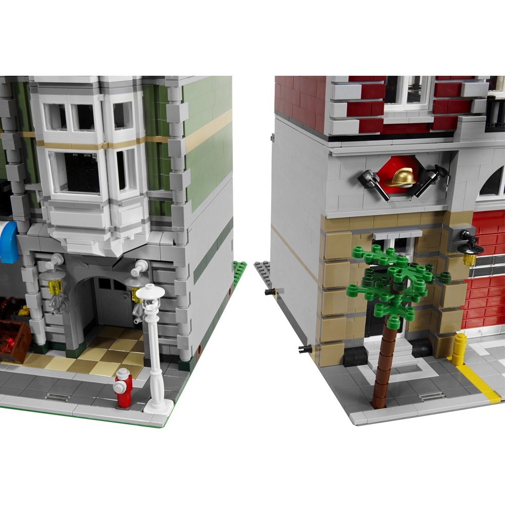 ＊限宅配＊【積木樂園】樂高 LEGO 10197 Fire Brigade 古典消防局 絕版品-細節圖10