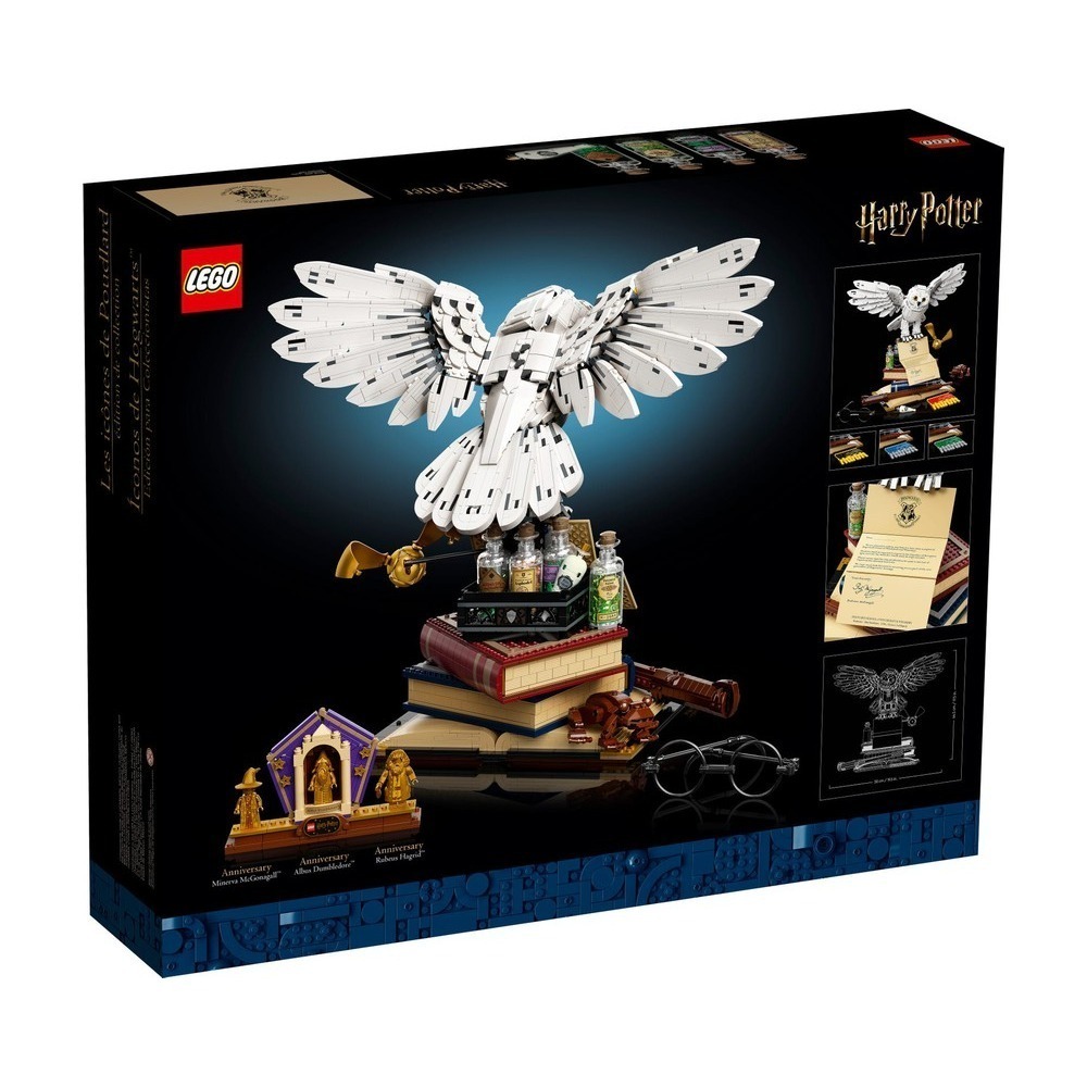 絕版品【積木樂園】樂高 LEGO 76391 哈利波特系列 霍格華茲象徵- 典藏版 Hogwarts Icons-細節圖2