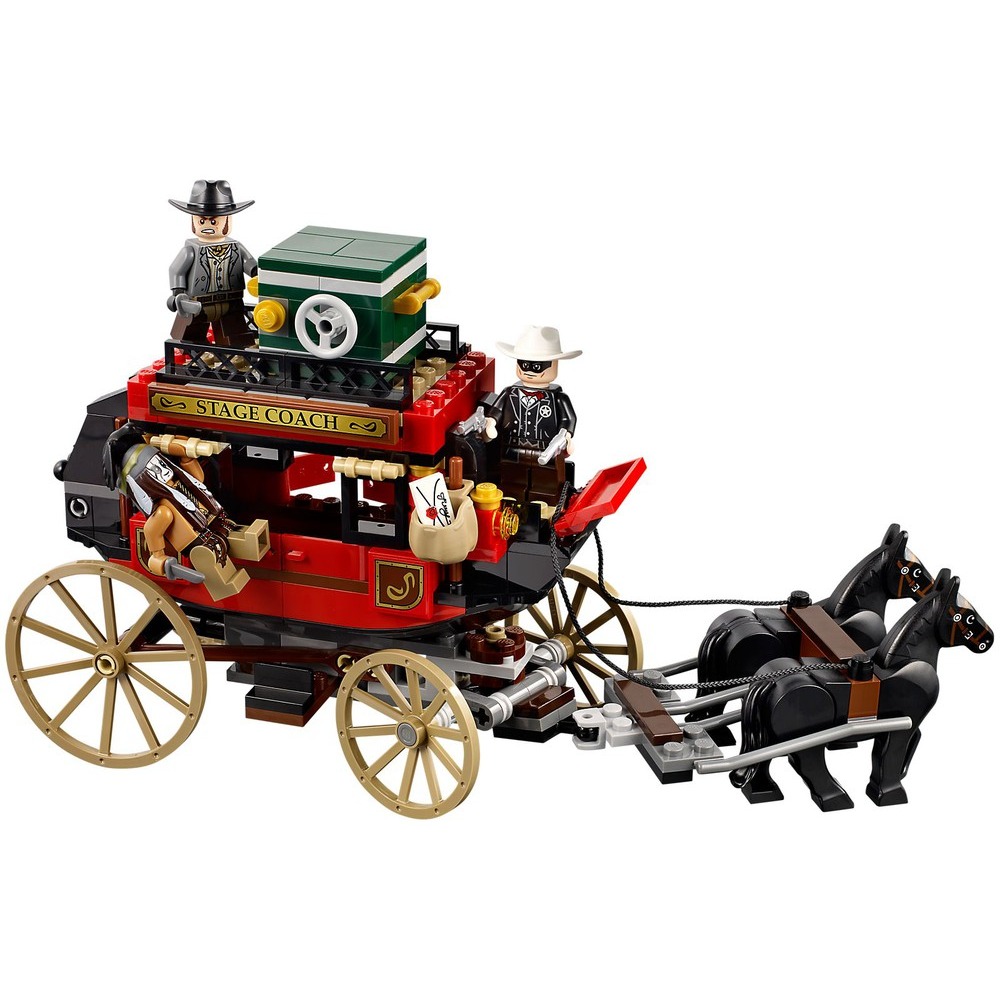 [積木樂園]  樂高 LEGO 79108 The Long Ranger 獨行俠 馬車 驛馬逃生 絕版品-細節圖2