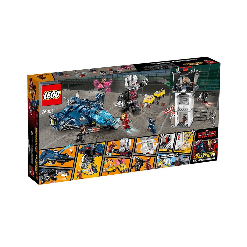 【積木樂園】樂高 LEGO 76051 超級英雄系列 Super Hero Airport Battle 大蟻人-細節圖2