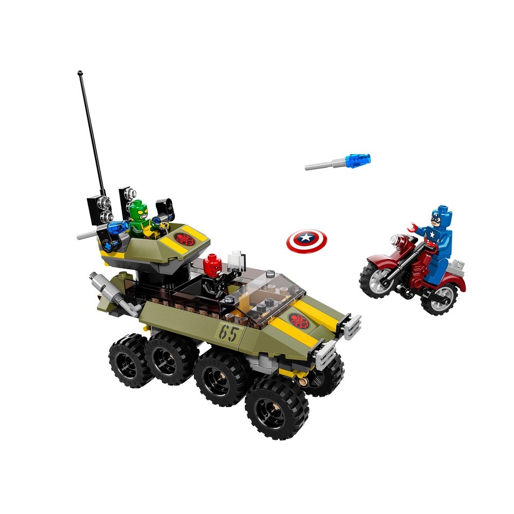 【積木樂園】樂高 LEGO 76017 超級英雄系列 Captain America vs. Hydra-細節圖2
