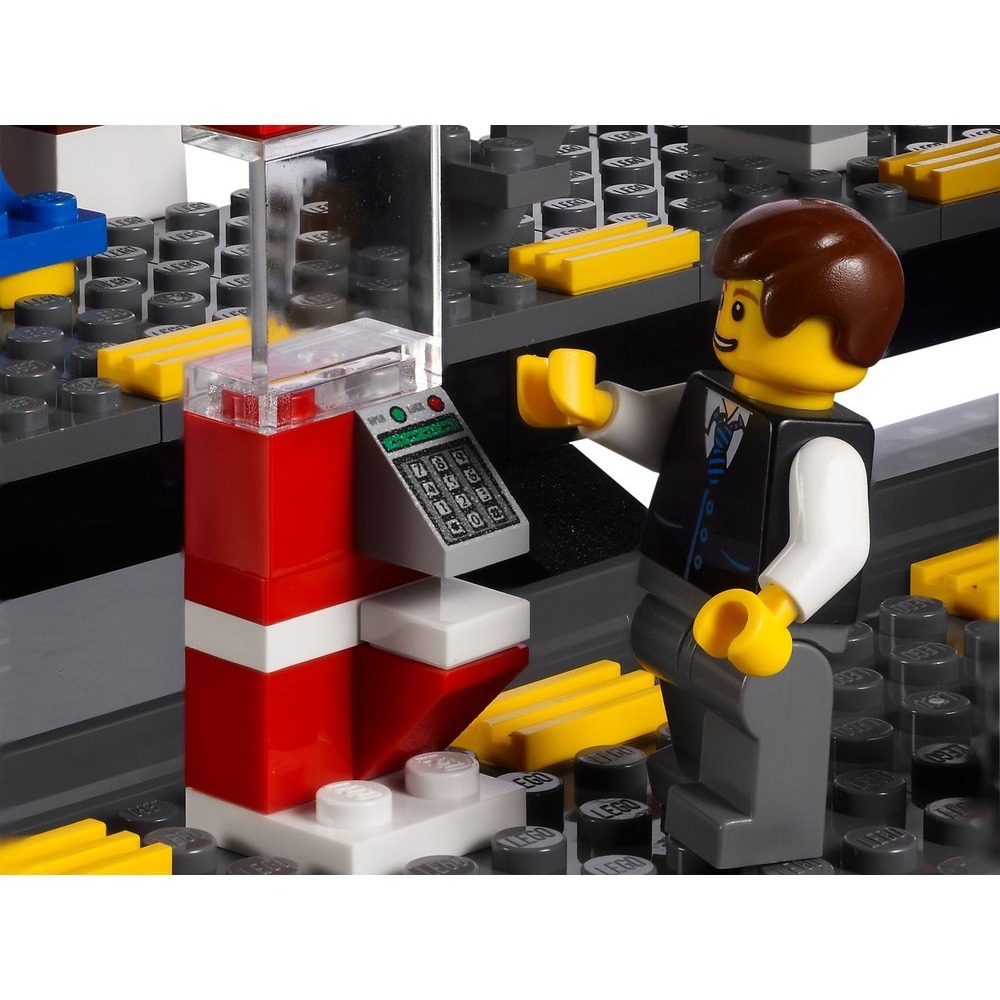 [積木樂園] 樂高 LEGO 7937 火車站 絕版 公司貨 火車站天橋月台-細節圖5