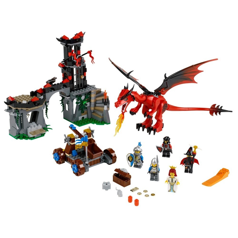 絕版品【積木樂園】樂高 LEGO 70403  城堡系列 Dragon Mountain-細節圖2