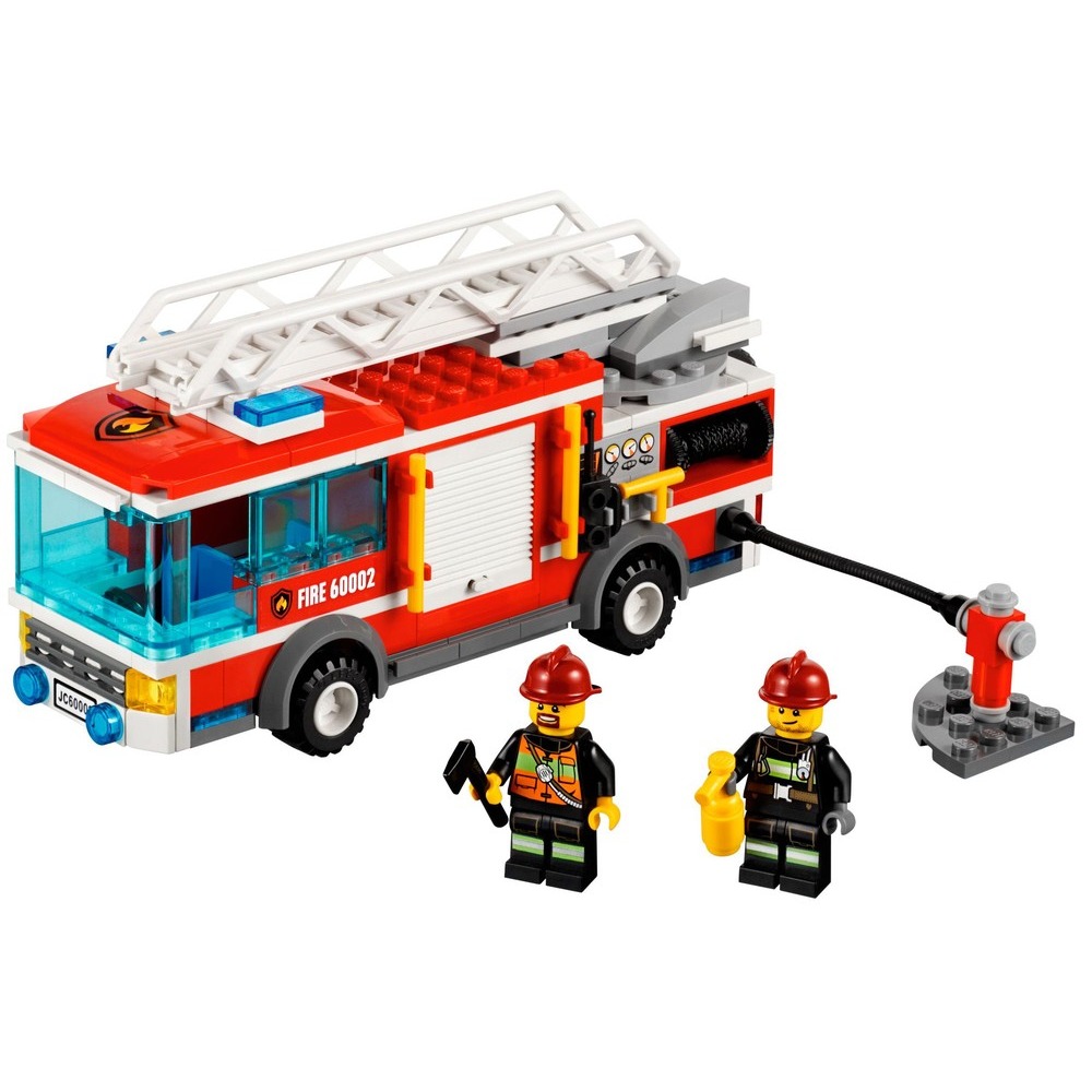 積木樂園】樂高 LEGO 60002 CITY 城市系列 消防車-細節圖2