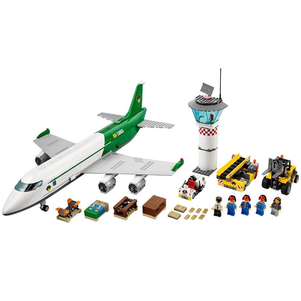 【積木樂園】樂高 LEGO 60022 CITY 城市系列 Cargo Terminal 貨機-細節圖2