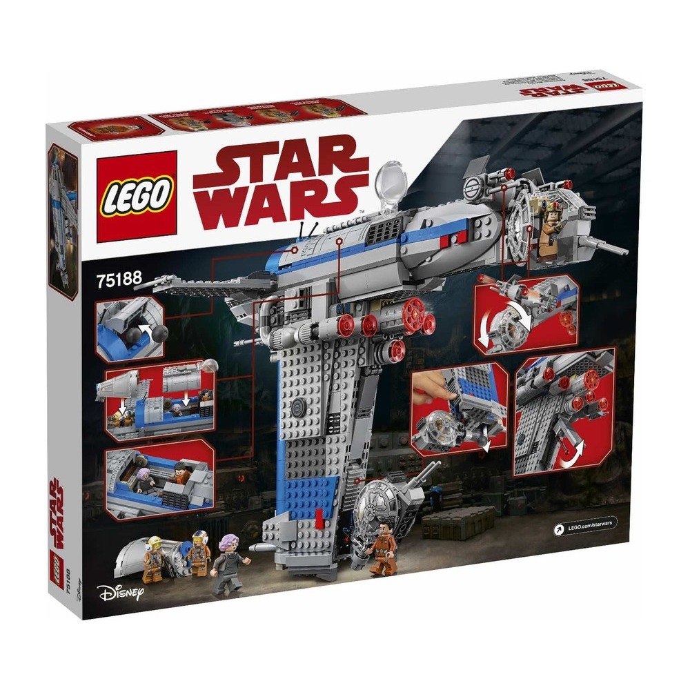 絕版品【積木樂園】樂高 LEGO 75188 星際大戰系列 Resistance Bomber-細節圖2