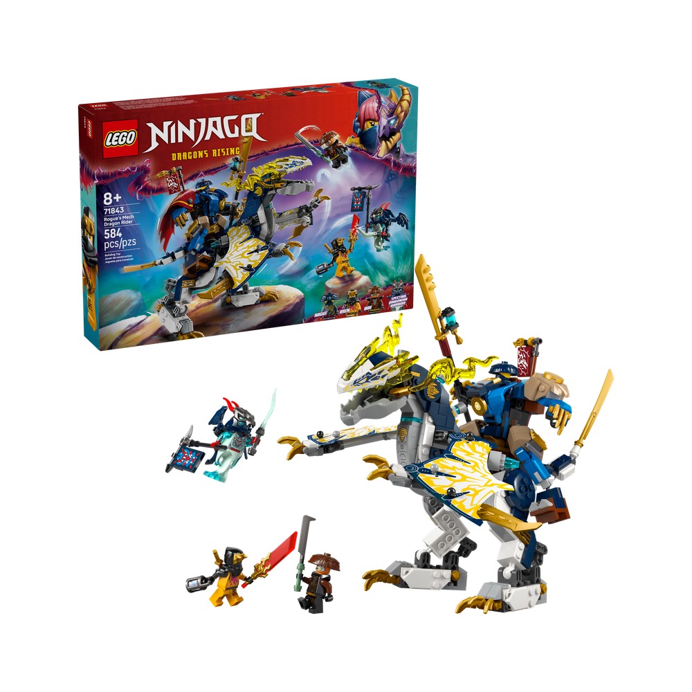 【積木樂園】樂高 LEGO 71843 NINJAGO系列 羅格的機械人龍騎士-細節圖2