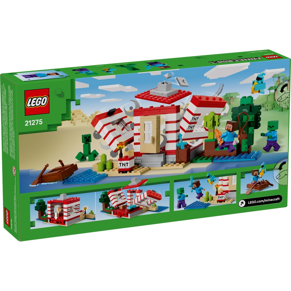【積木樂園】樂高 LEGO 21275 Minecraft 創世神 -炸藥叢林屋-細節圖2