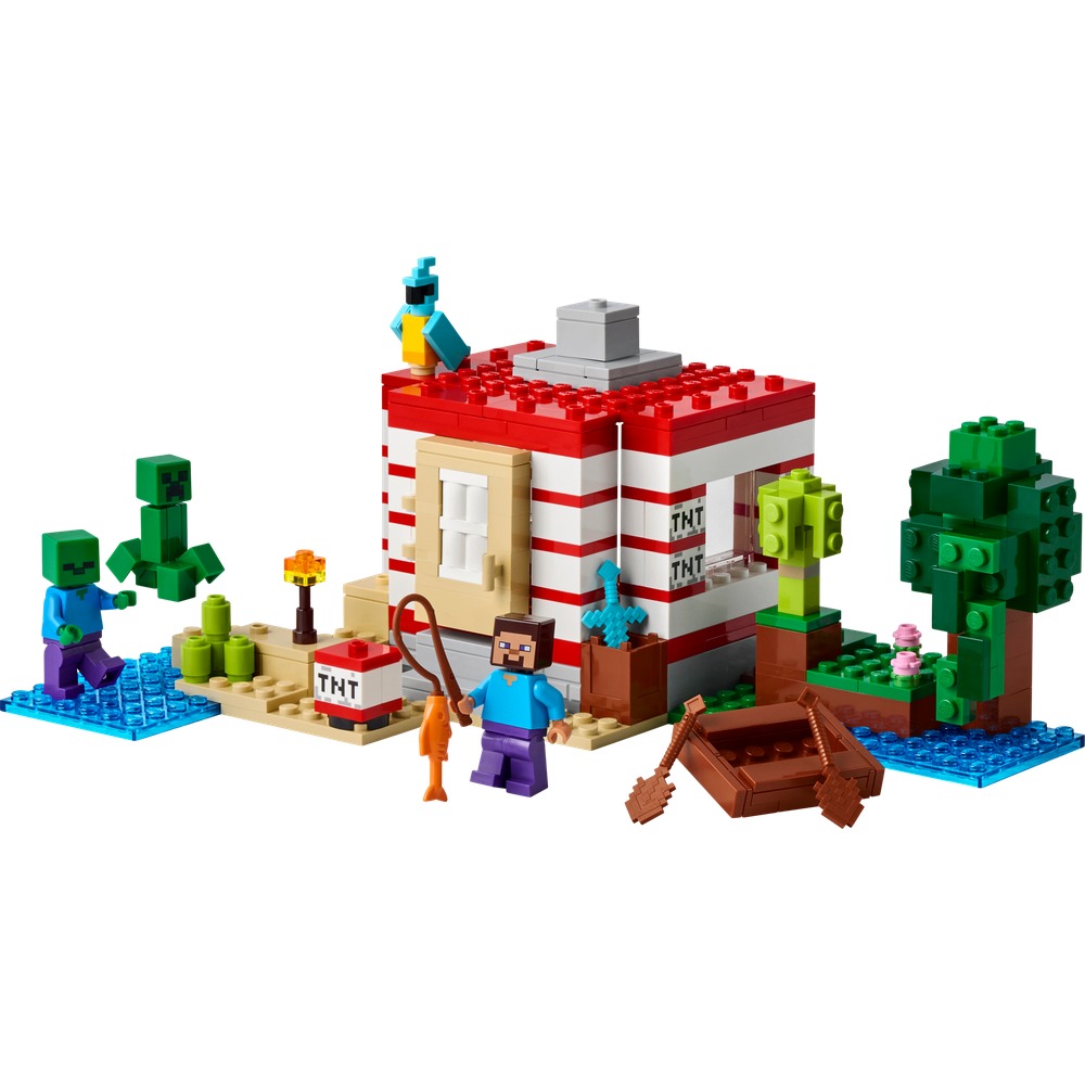 【積木樂園】樂高 LEGO 21275 Minecraft 創世神 -炸藥叢林屋-細節圖3
