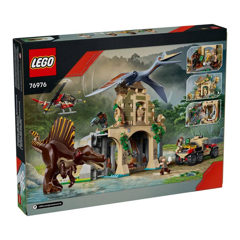 【積木樂園】樂高 LEGO 76976 侏羅紀公園 棘龍和風神翼龍空中任務-細節圖2