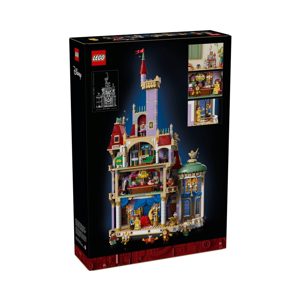 【積木樂園】樂高 LEGO 43263 DISNEY 美女與野獸 城堡-細節圖2