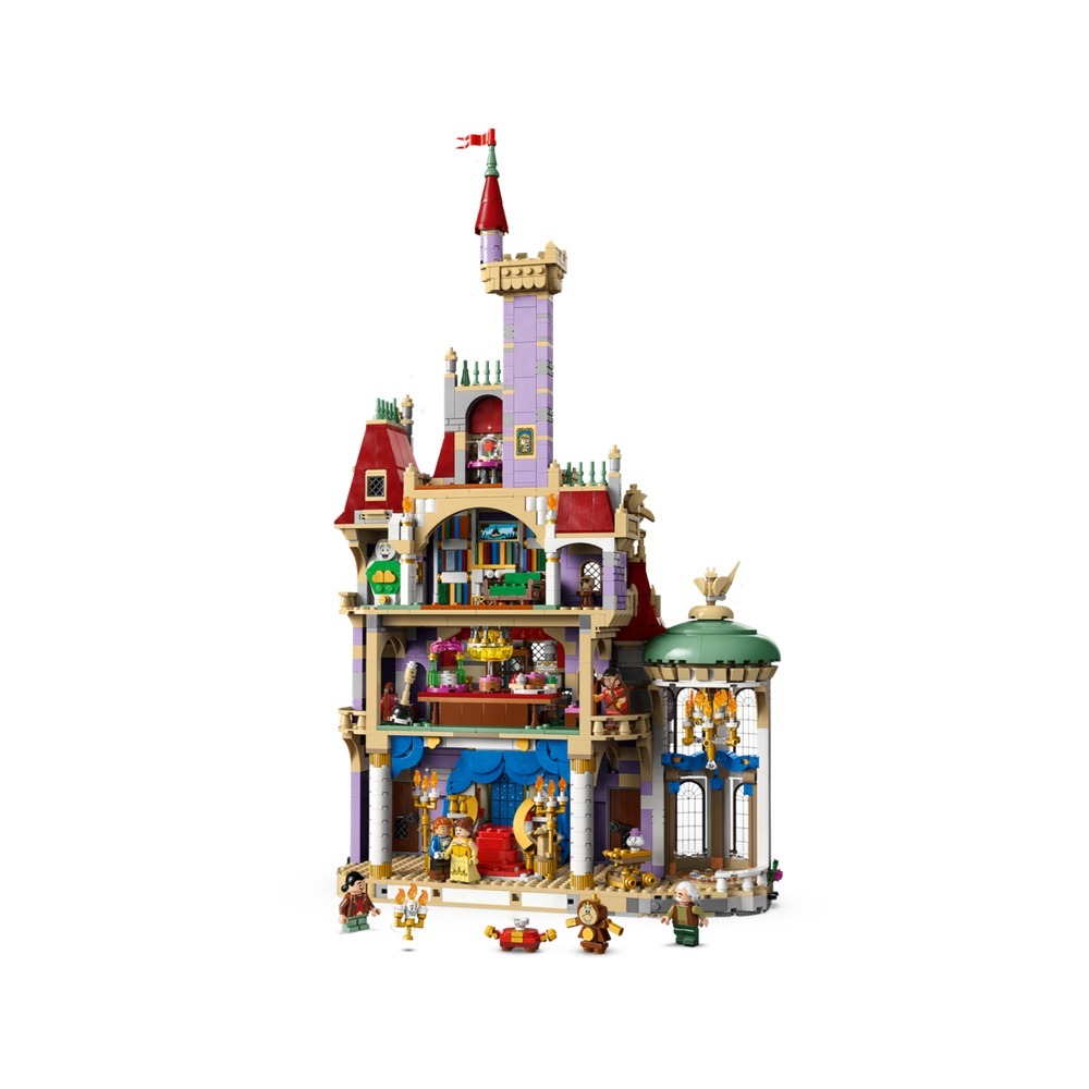 【積木樂園】樂高 LEGO 43263 DISNEY 美女與野獸 城堡-細節圖4