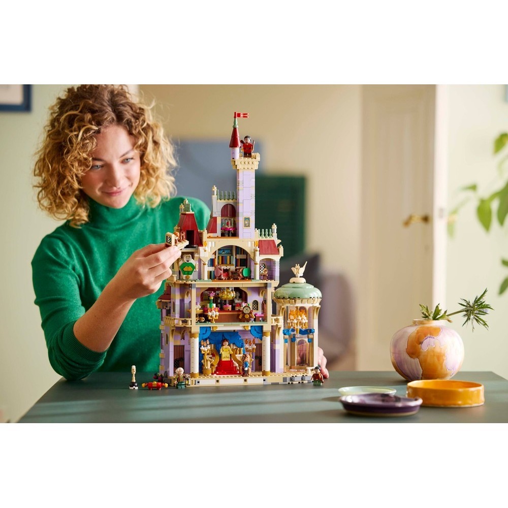 【積木樂園】樂高 LEGO 43263 DISNEY 美女與野獸 城堡-細節圖8