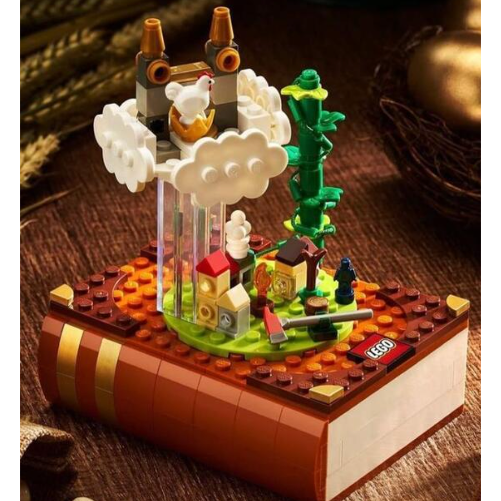 絕版限量品【積木樂園】LEGO 2021 童話故事裡的奇幻世界 糖果屋 傑克與魔豆小紅帽 愛麗絲的夢境 全套-細節圖5