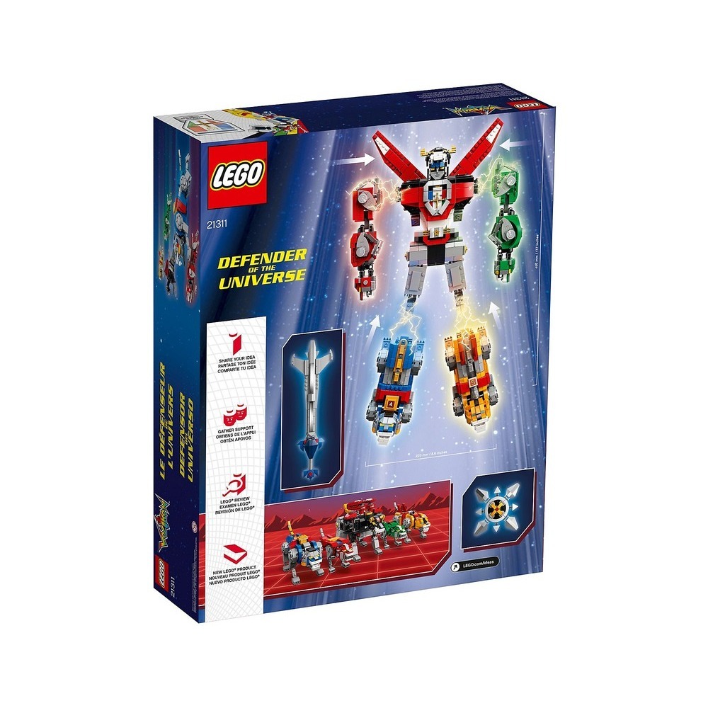 絕版品【積木樂園】LEGO 樂高 21311 Voltron 聖戰士 百獸王 五獅合體-細節圖2