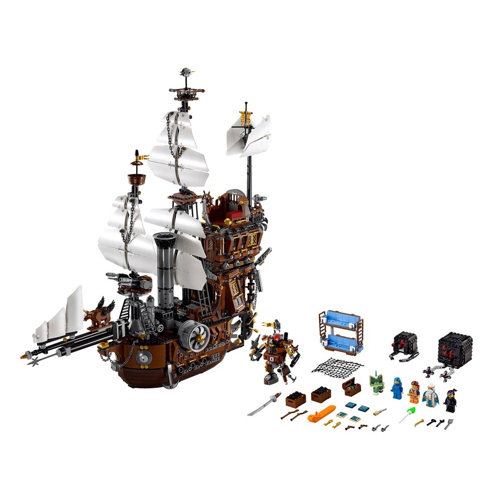絕版品【積木樂園】 LEGO 70810 The LEGO Movie系列MetalBeard＇s SeaCow海牛號-細節圖2