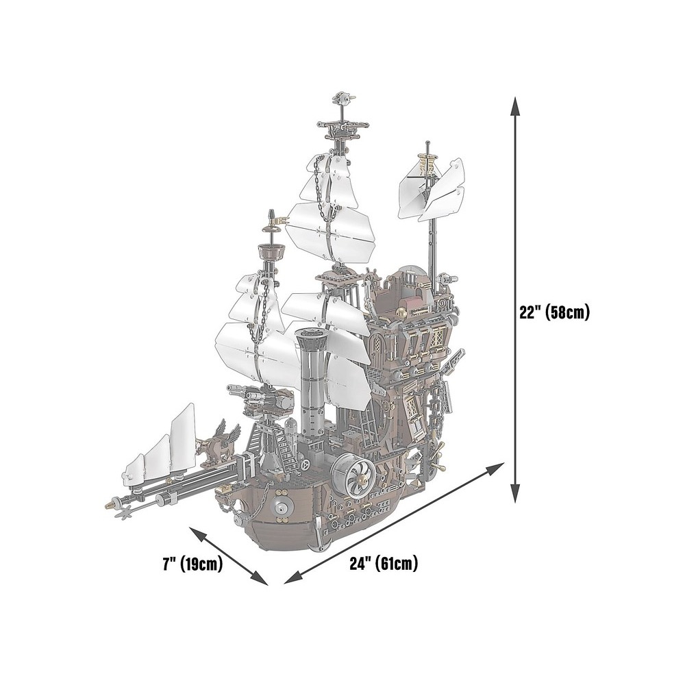 絕版品【積木樂園】 LEGO 70810 The LEGO Movie系列MetalBeard＇s SeaCow海牛號-細節圖3