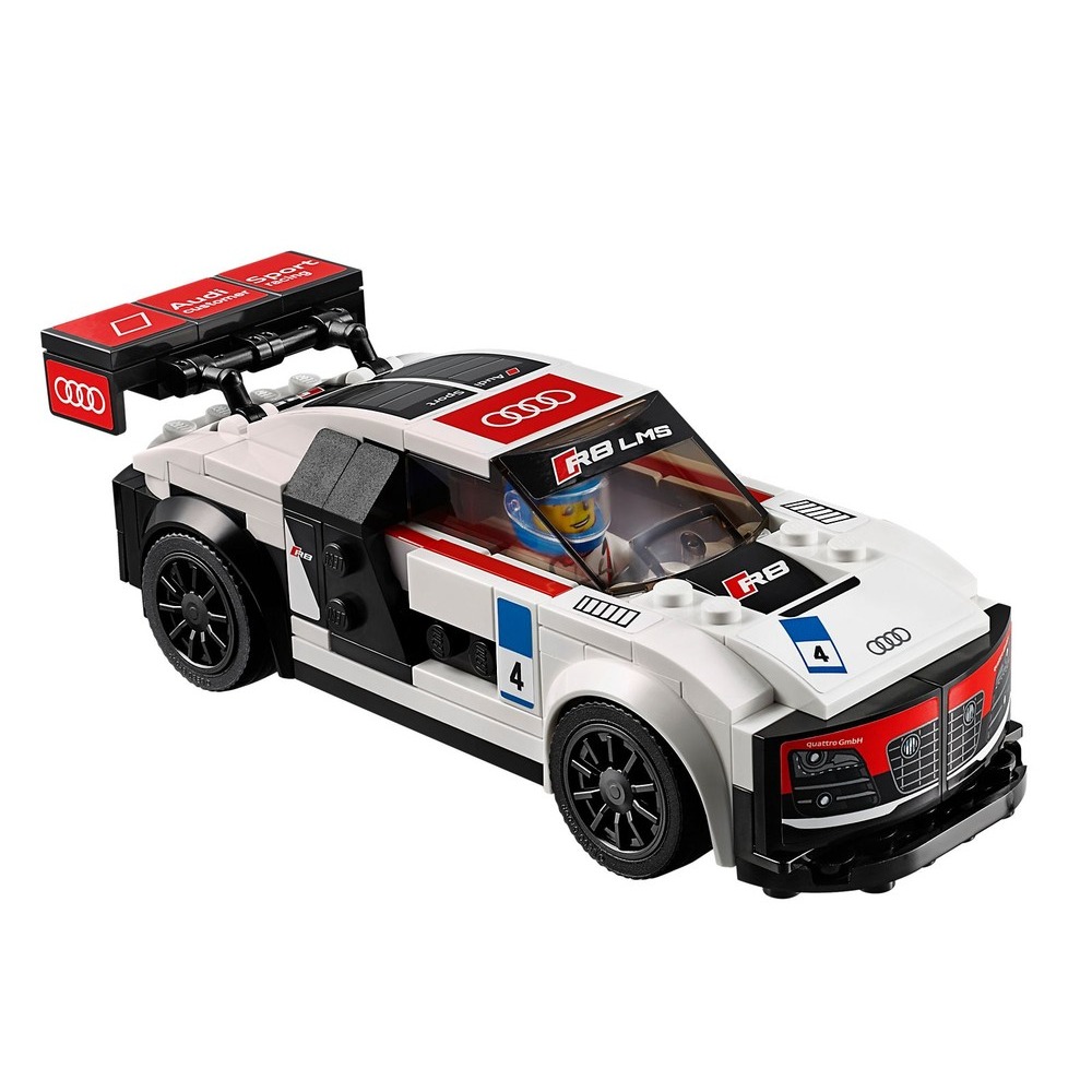 絕版品【積木樂園】樂高 LEGO 75873 賽車系列 Audi R8 LMS ultra-細節圖5