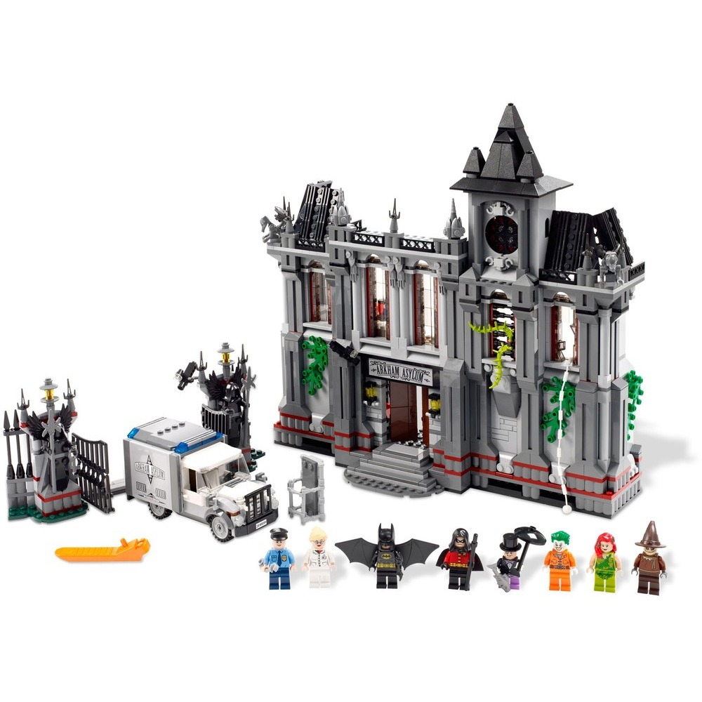 絕版品【積木樂園】LEGO 樂高 DC 蝙蝠俠系列 10937 阿卡漢療養院 蝙蝠俠-細節圖2