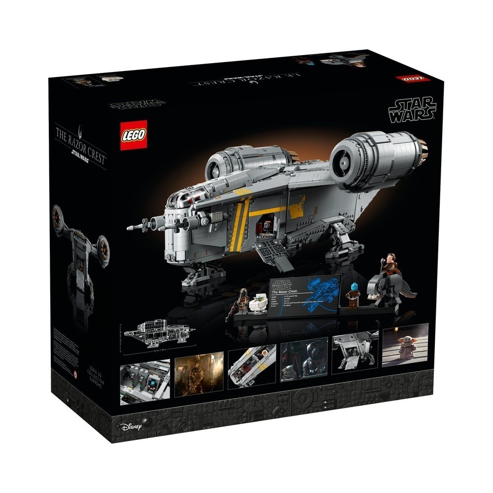 絕版品【積木樂園】樂高 LEGO 75331 UCS The Razor Crest 曼達洛人 剃刀冠號-細節圖2