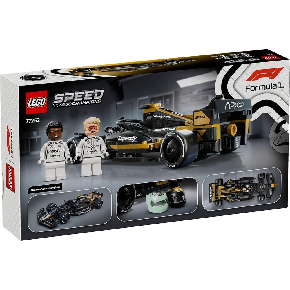 《積木樂園》樂高 77252 APXGP 車隊賽車 Speed Champions 系列《F1® 電影》-細節圖2