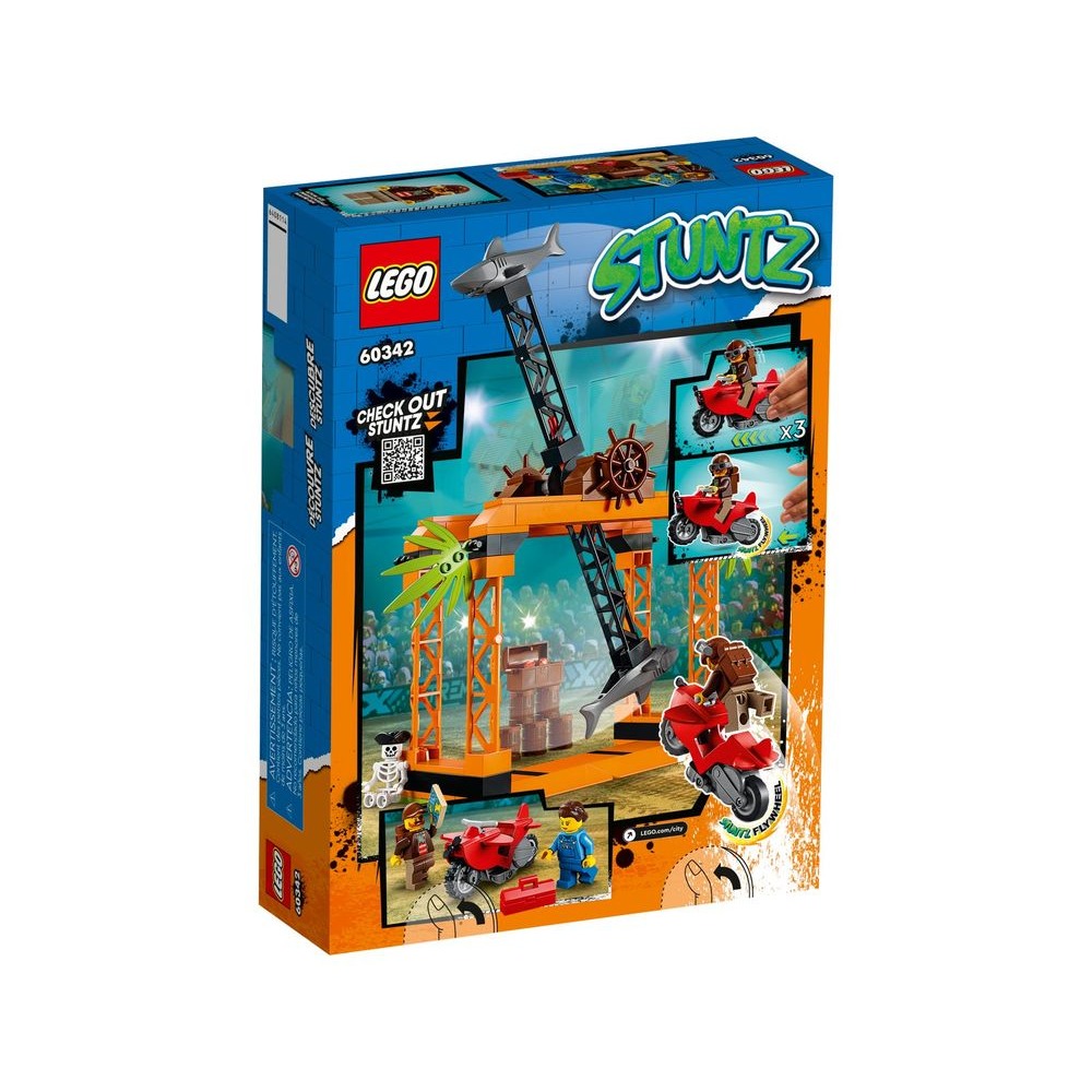 【積木樂園】 樂高 LEGO 60342 CITY系列 鯊魚攻擊特技挑戰組-細節圖2