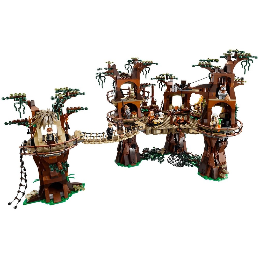 絕版品［積木樂園] LEGO 樂高 星戰 10236 伊娃村 小熊村-細節圖5