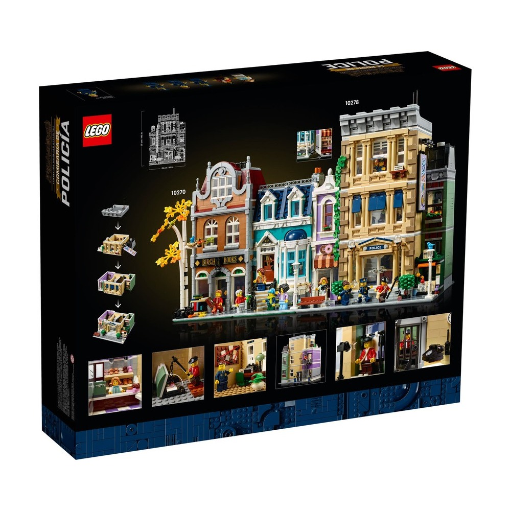絕版品【積木樂園】樂高 LEGO 10278 街景系列 Police Station 警察局-細節圖2