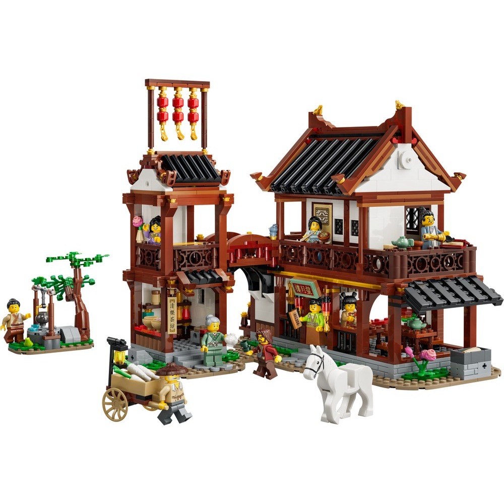 【積木樂園】樂高 Lego 80121 中國傳統節慶系列 古代賞月客棧-細節圖2