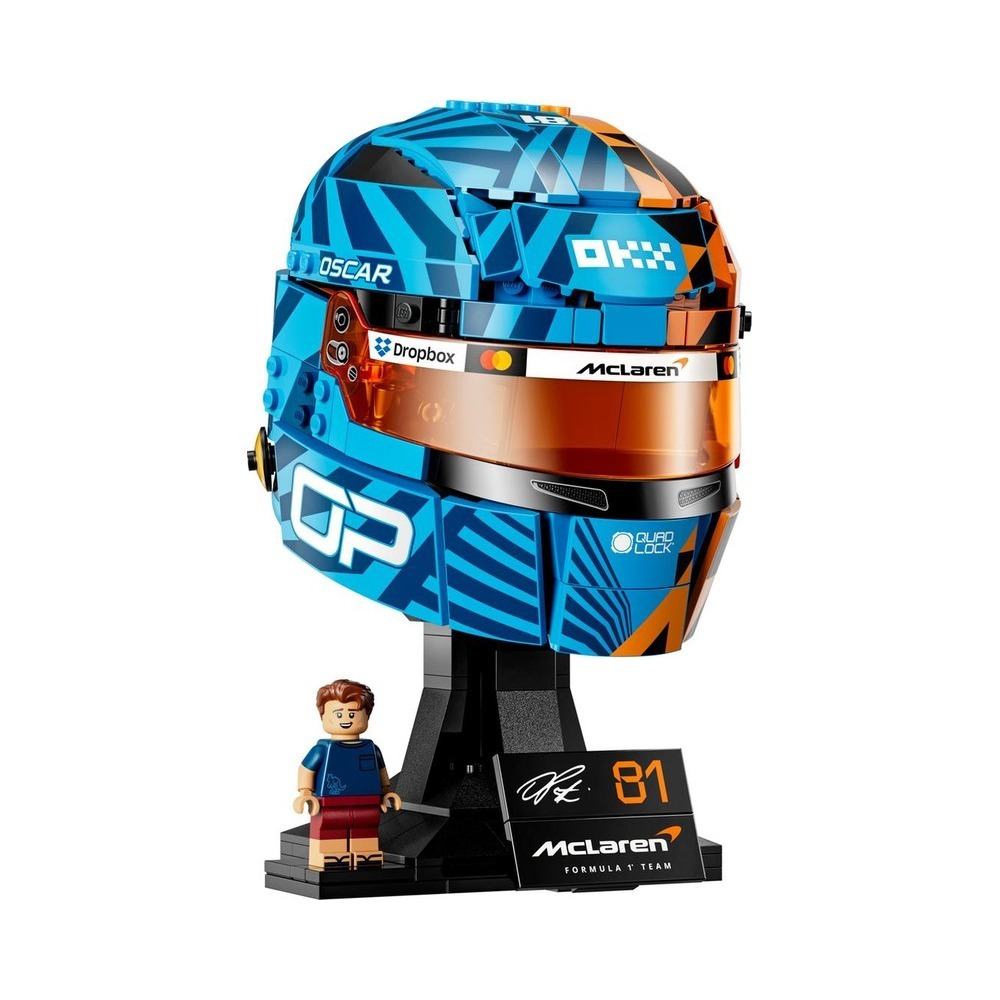【積木樂園】LEGO 樂高 43017 McLaren Oscar Piastri 頭盔 Editions F1安全帽-細節圖2