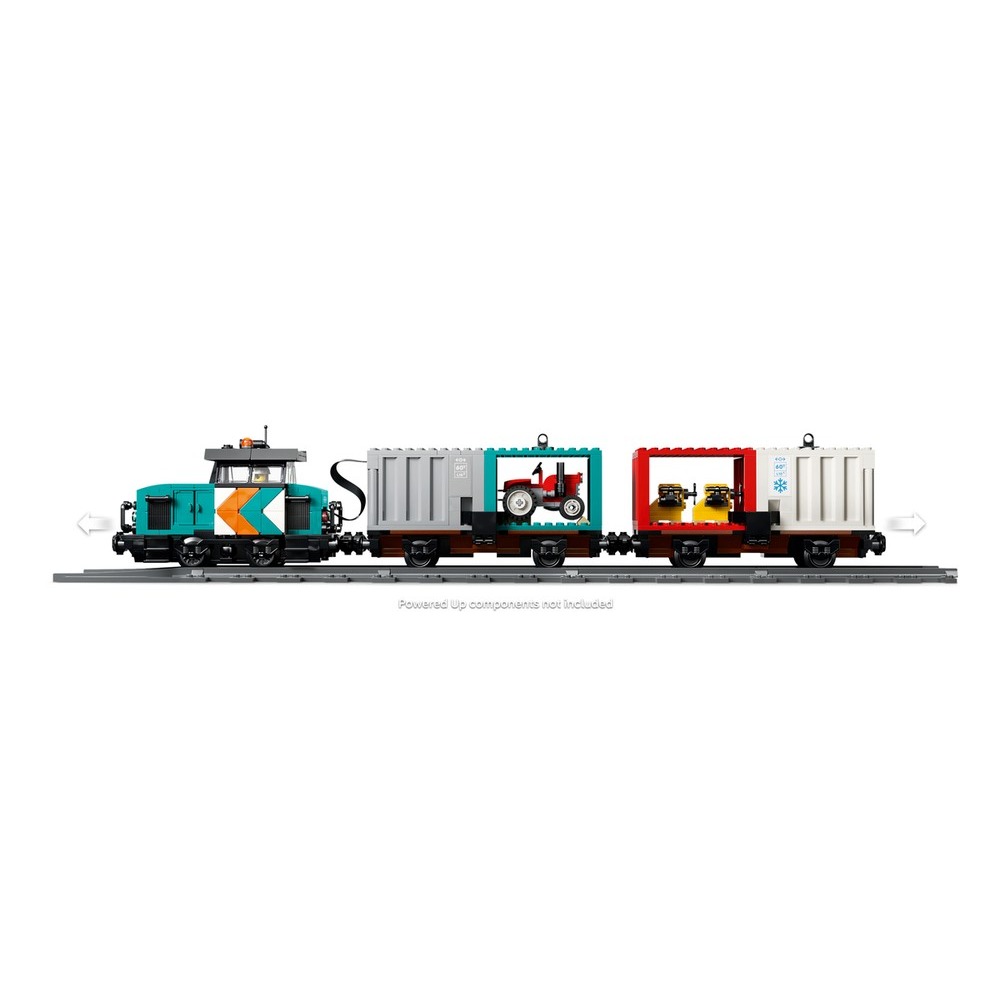 【積木樂園】CITY 系列 LEGO 樂高 60509 港口貨物列車和起重機與卡車-細節圖2