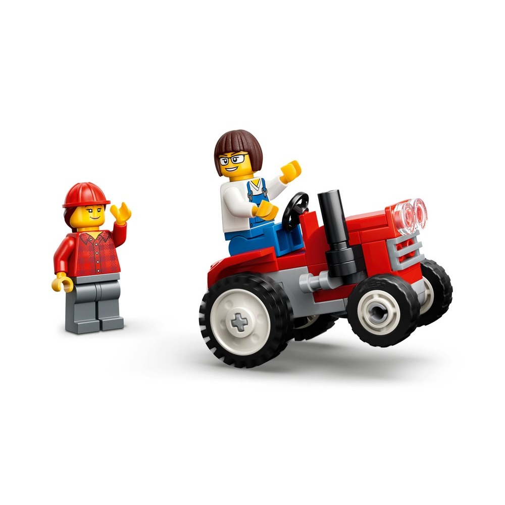 【積木樂園】CITY 系列 LEGO 樂高 60509 港口貨物列車和起重機與卡車-細節圖6