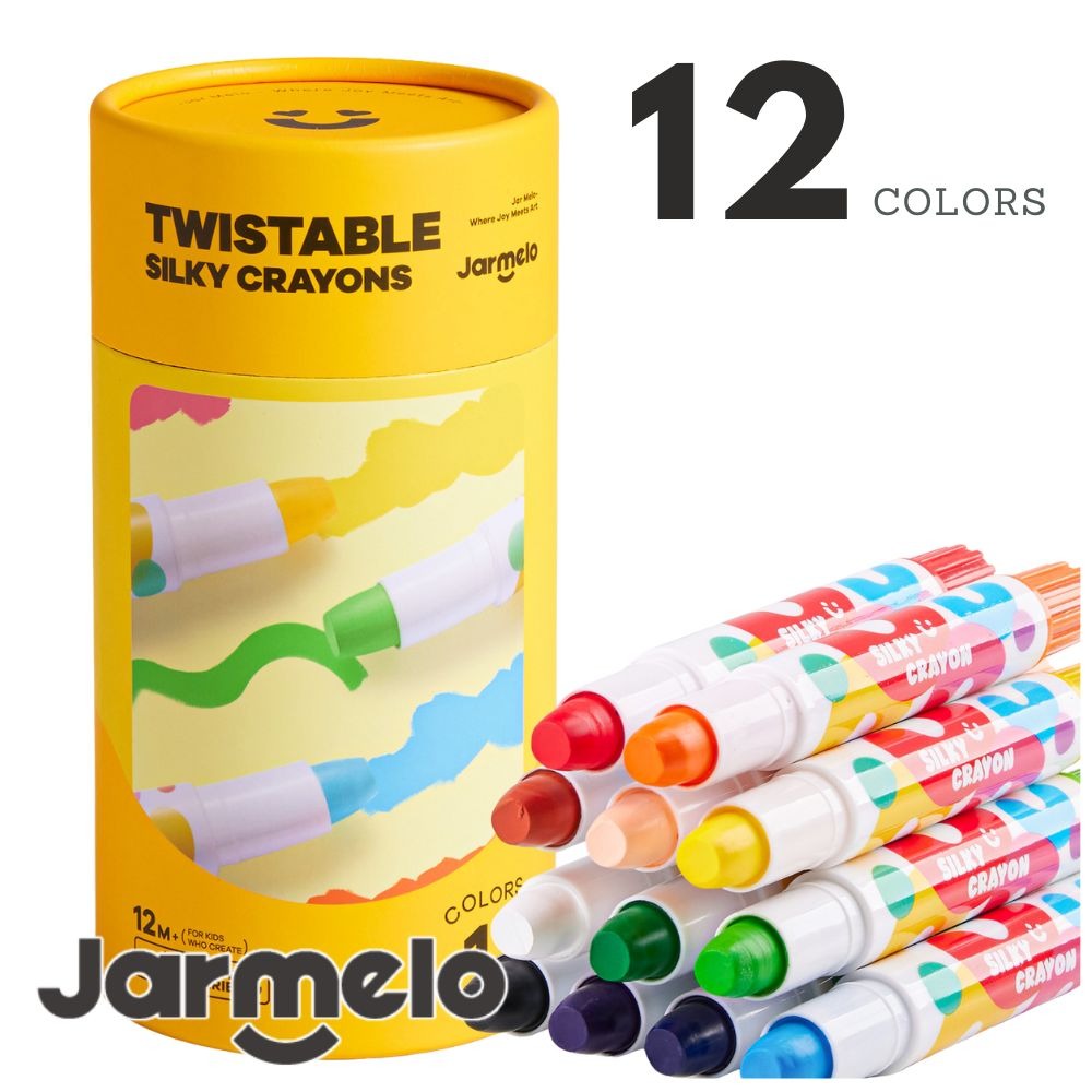 【JarMelo 原創美玩】兒童絲滑蠟筆-規格圖8