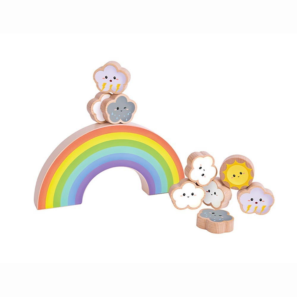 【德國 classic world 客來喜經典木玩】彩虹平衡遊戲《20094》-細節圖2