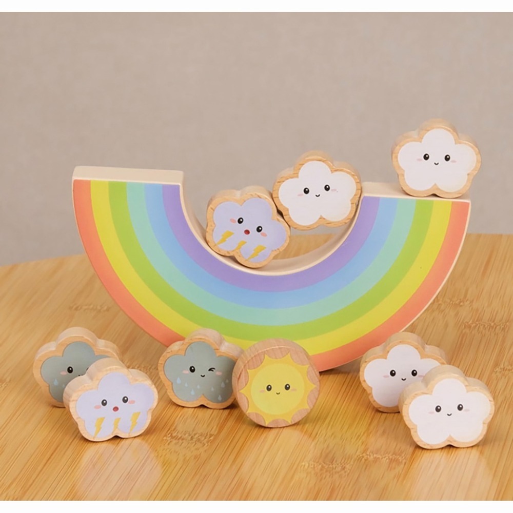 【德國 classic world 客來喜經典木玩】彩虹平衡遊戲《20094》-細節圖4