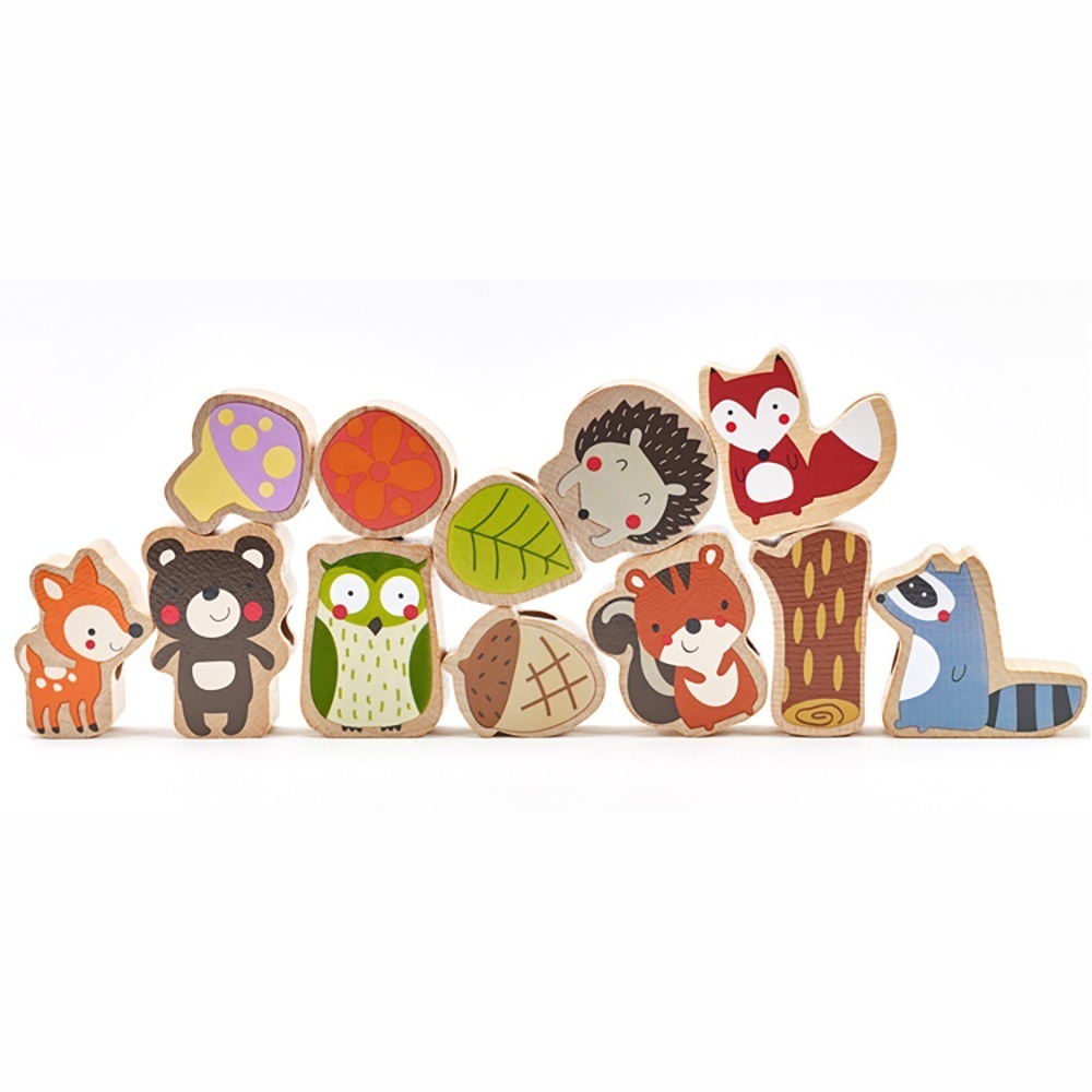 【德國 classic world 客來喜經典木玩】幼兒木製串珠-森林款《3634》-細節圖4