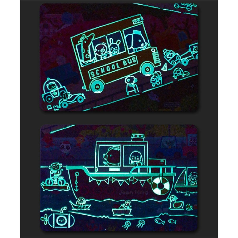 【JoanMiro 原創美玩 】漸進式拼圖-夜光交通款(88pcs+96pcs+108pcs) JM93790-細節圖8