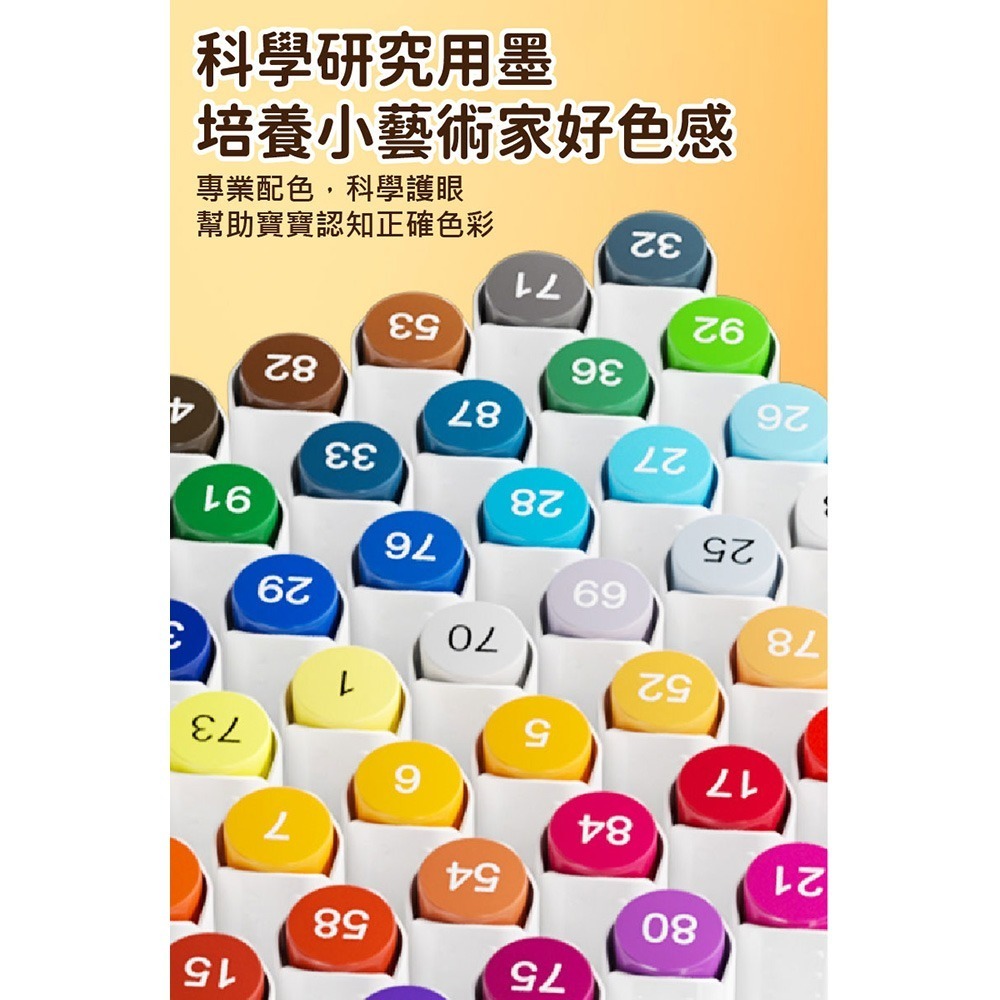 【JoanMiro 原創美玩 】兒童雙頭可水洗彩色筆(24色) JM80479-細節圖6