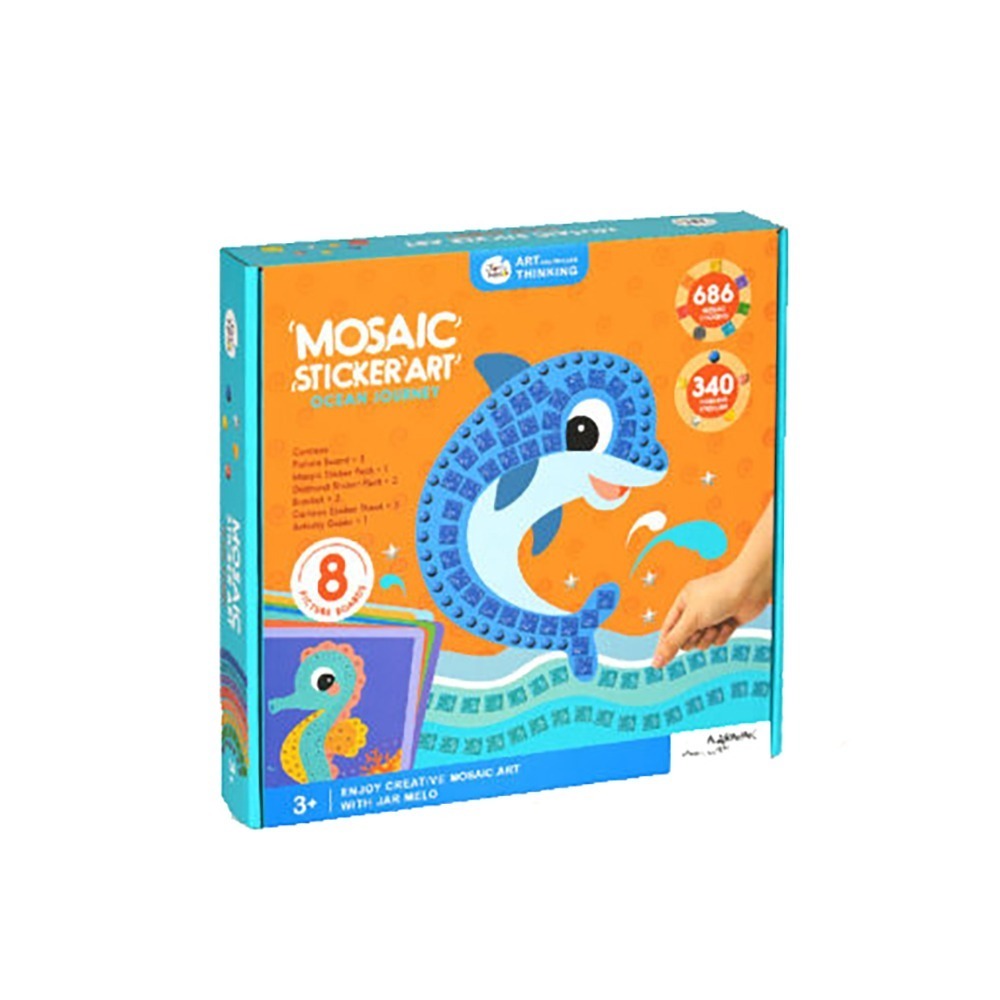 【JarMelo 原創美玩】馬賽克貼畫-海洋之旅 JA95072-細節圖2