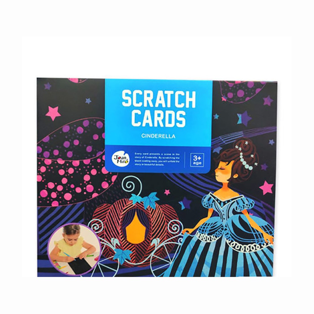 【JoanMiro 原創美玩 】童話故事刮畫紙-灰姑娘 JM03065-細節圖2