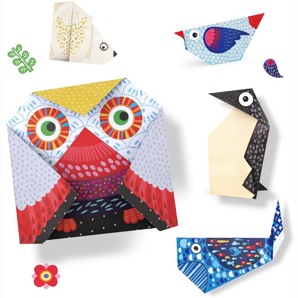 【JarMelo 原創美玩】兒童全彩摺紙-動物大會 JA92798-細節圖2