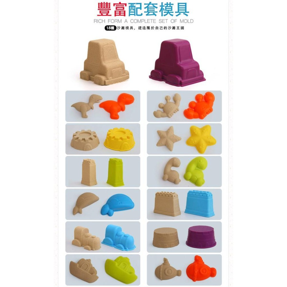 【JarMelo 原創美玩】魔力星空沙套裝組(模具組+1KG星空沙x2) JA92774 動力沙-細節圖9