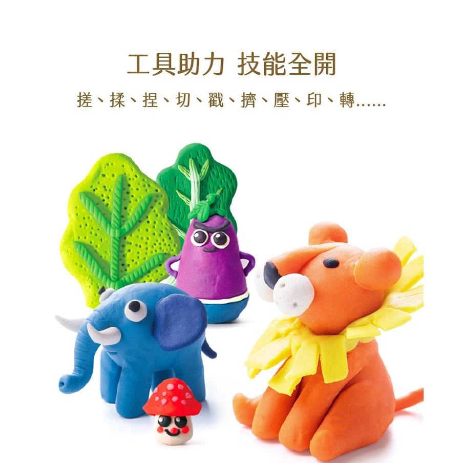 【JarMelo 原創美玩】無毒黏土經典款(12色) JA91098 兒童藝術 早教學習 安全無毒-細節圖7