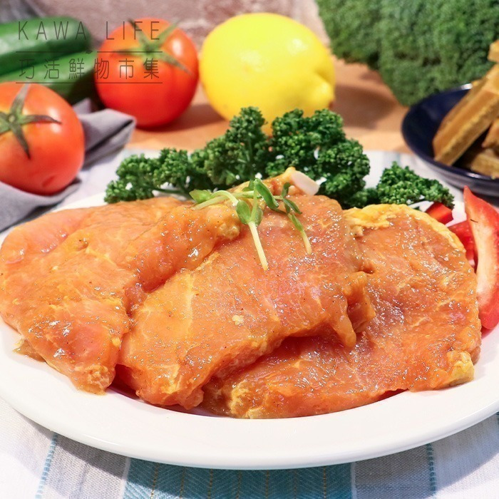 【KAWA巧活】厚切里肌肉排-泰式咖哩-細節圖3