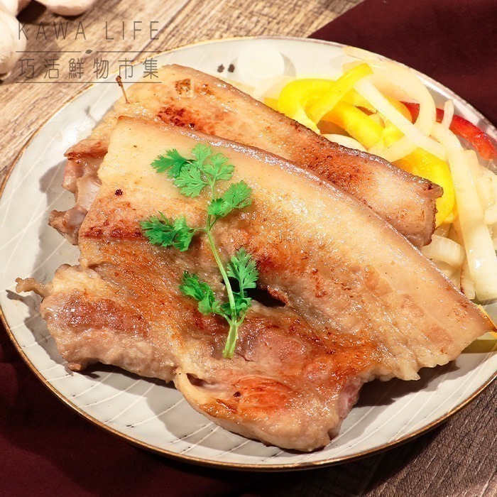 【KAWA巧活】帶皮五花肉-台式香蒜-細節圖2
