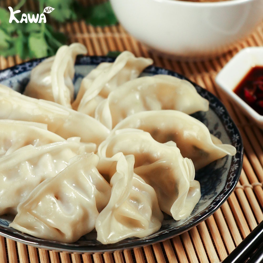 【KAWA巧活】鮮脆高麗菜豬肉熟水餃-細節圖2