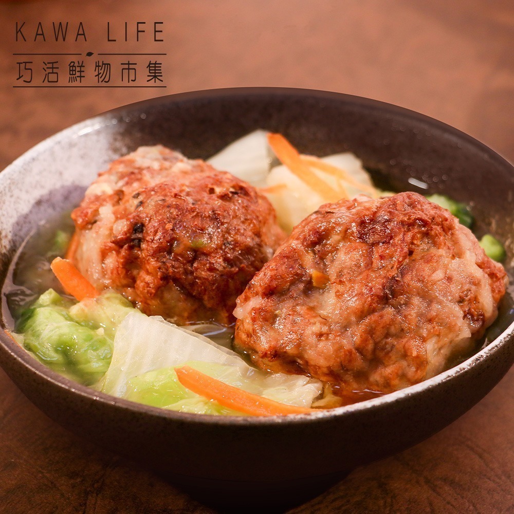 【KAWA巧活】烏骨雞手工獅子頭-細節圖2