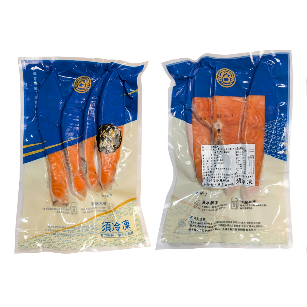 【KAWA巧活】智利鹽漬鮭魚片4P（300g）-細節圖2