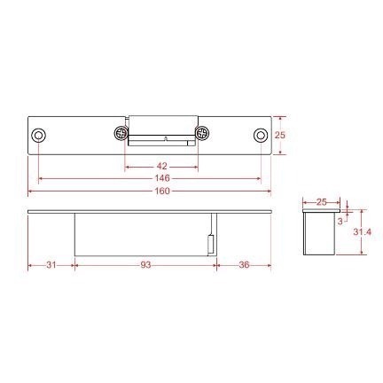 高品質SST160R 不鏽鋼陰極鎖 適合30-40mm門扇用 ✅可加購APP手機開鎖 台灣賣家-細節圖4